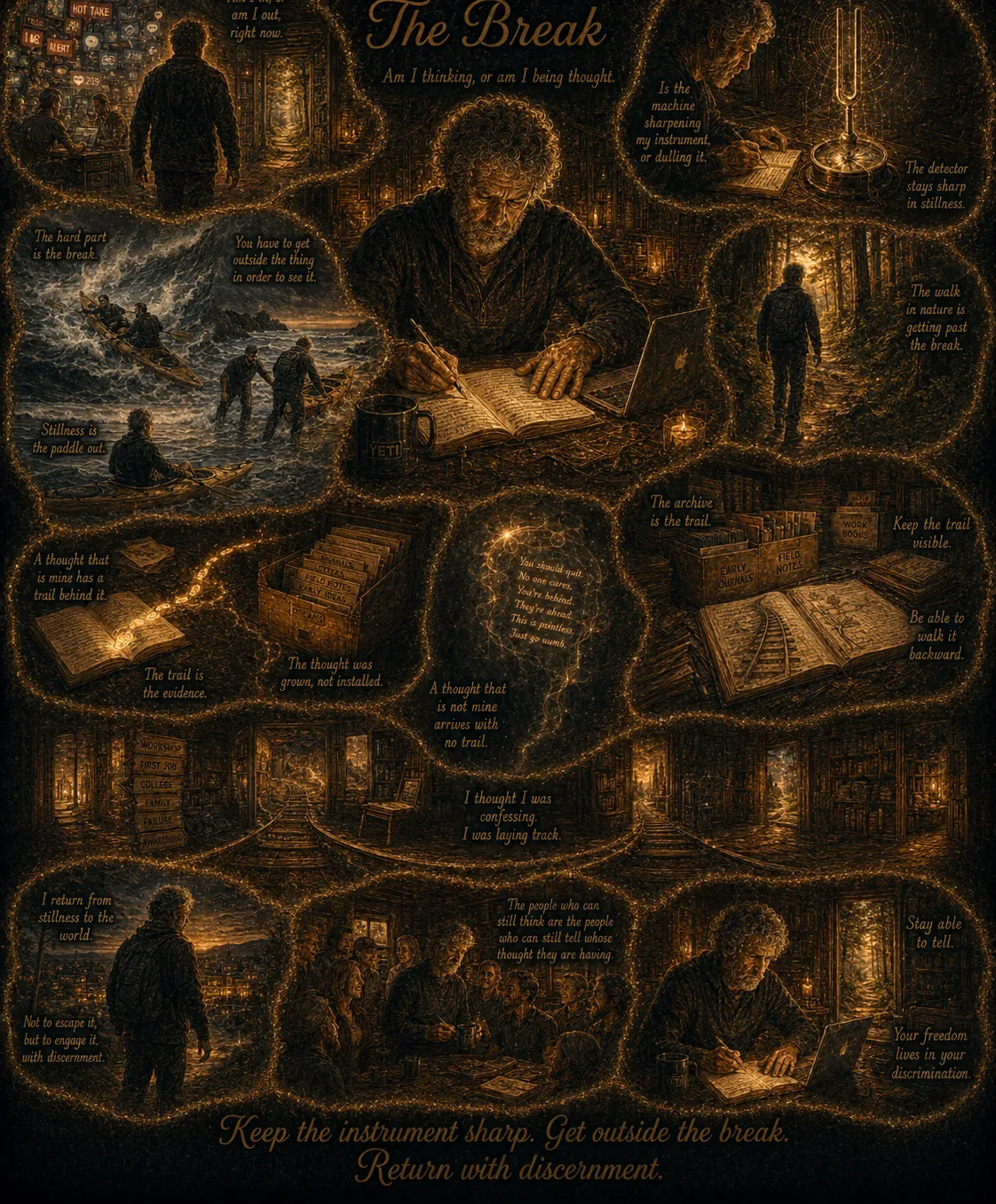 STAY, Chapter 15: The People Who Can Still Think illustrated chapter plate