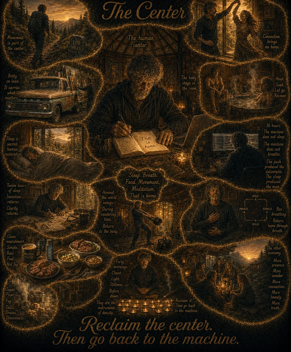 STAY, Chapter 18: Reclaim the Human Center illustrated chapter plate
