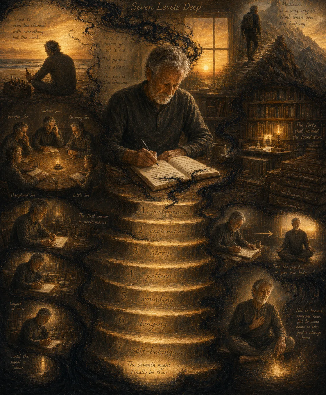 STAY, Chapter 4: Writing as Discovery illustrated chapter plate
